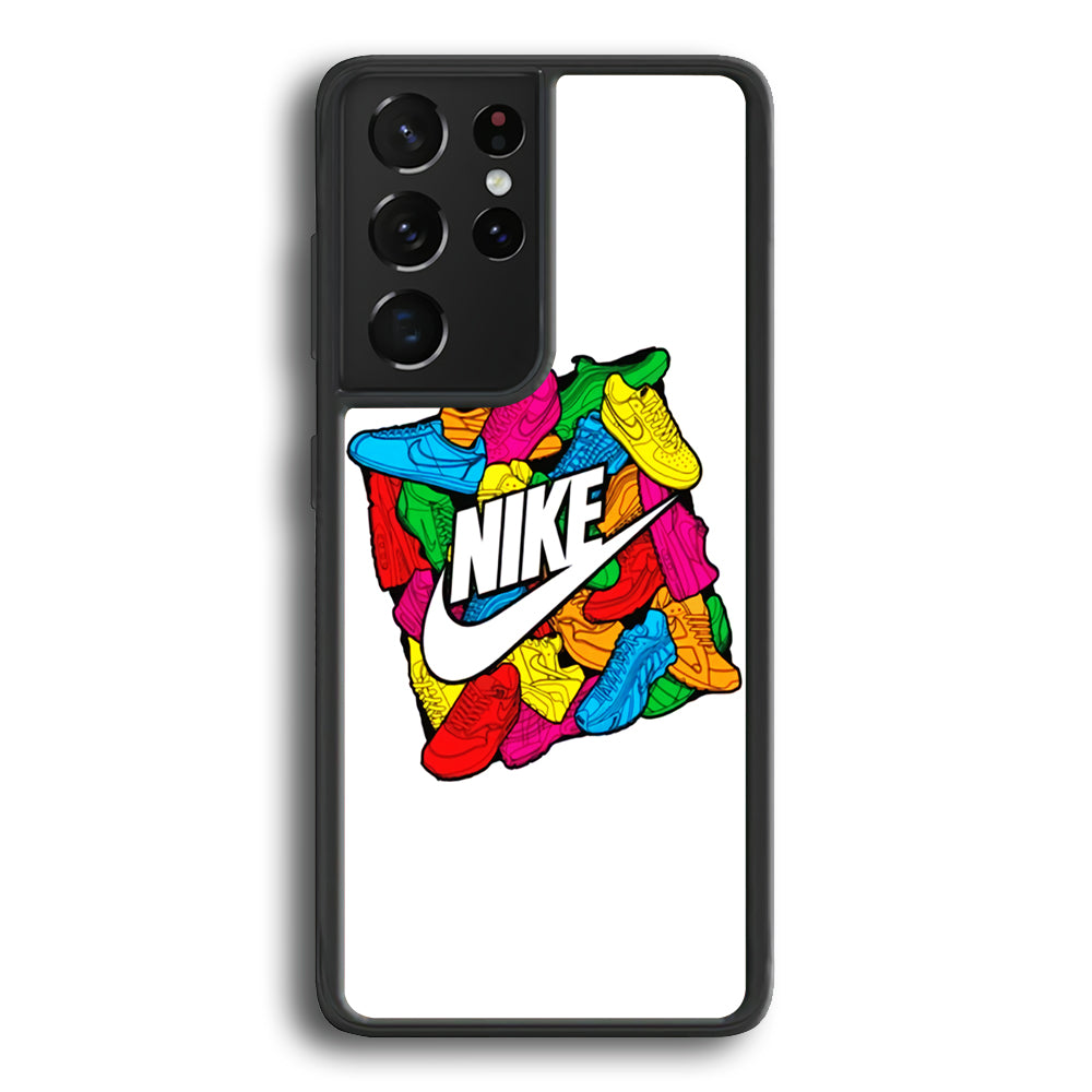 Nike Colage Shoes Samsung Galaxy S23 Ultra Case - Ezzystore