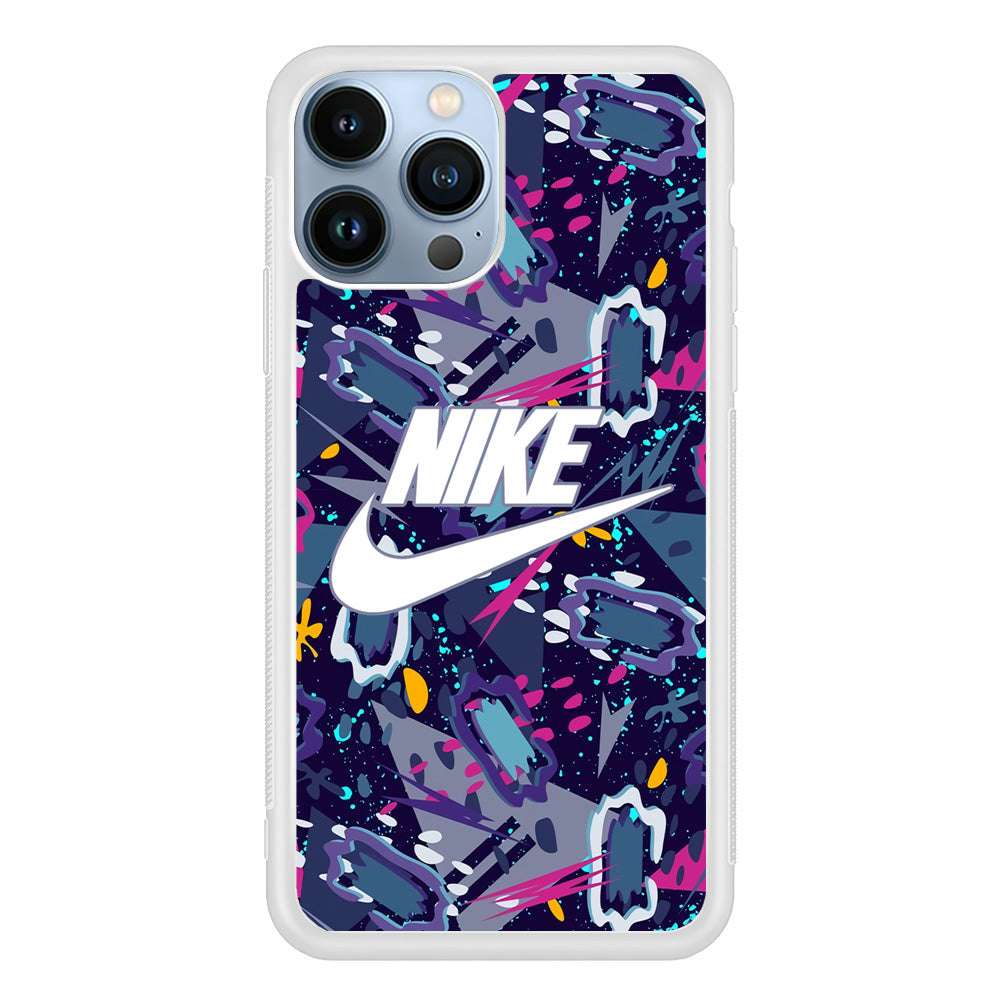 Nike Colour Abstract Shapes iPhone 14 Pro Case