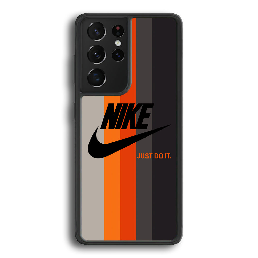 Nike Orange Line Samsung Galaxy S23 Ultra Case - Ezzystore
