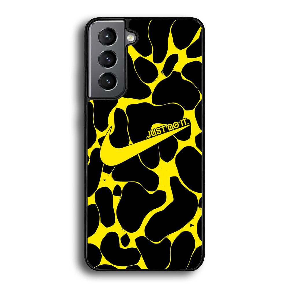 Nike Yellow Pattern Just Do It Samsung Galaxy S24 Case - Ezzystore