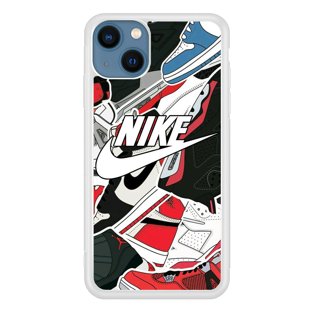 Nike Logo Shoes iPhone 14 Plus Case
