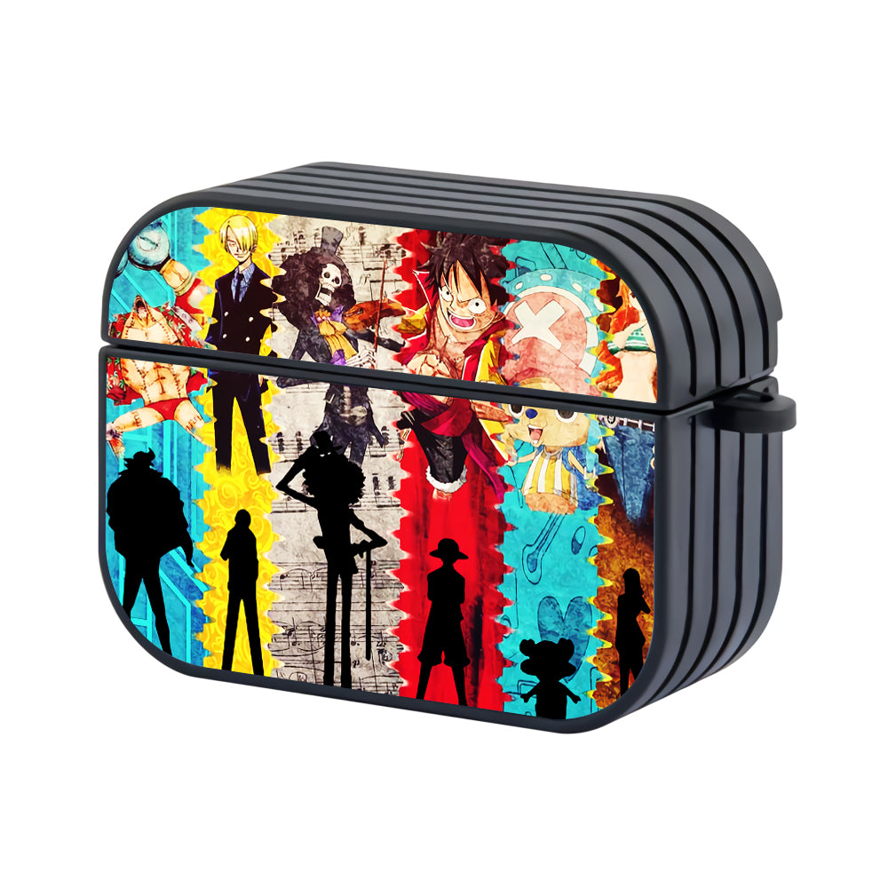 One Piece Silhouette Character Hard Plastic Case Cover For Apple Airpods Pro - Ezzystore