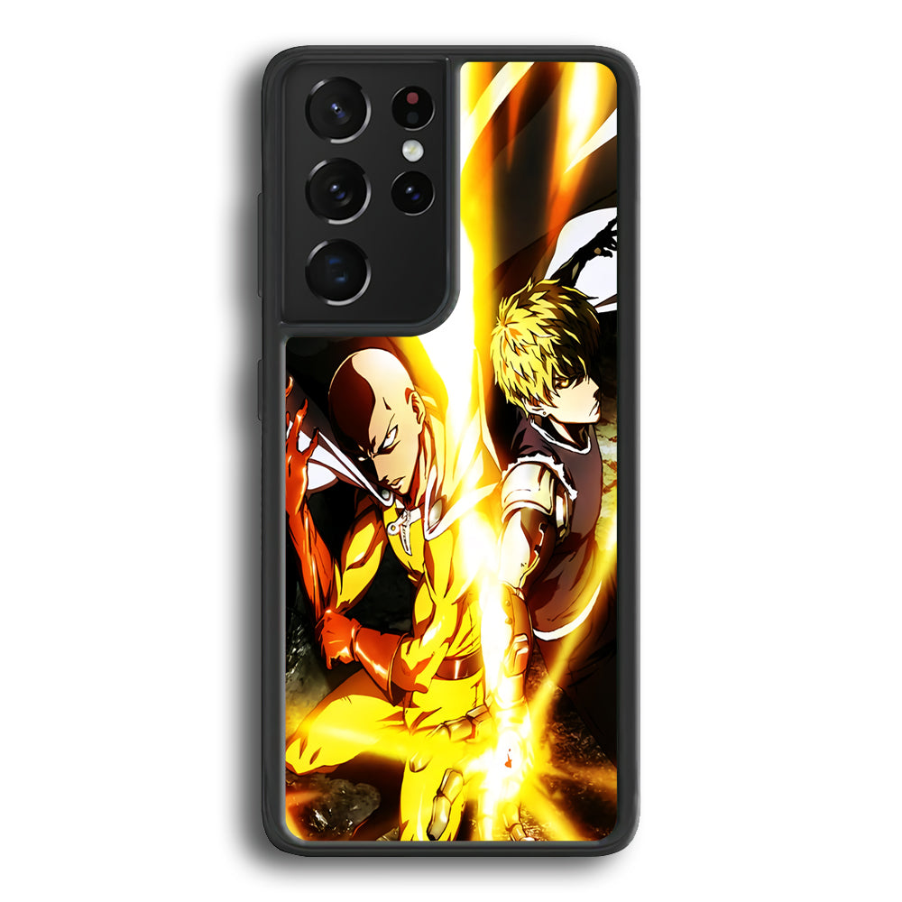 One Punch Man Saitama X Genos Samsung Galaxy S24 Ultra Case - Ezzystore