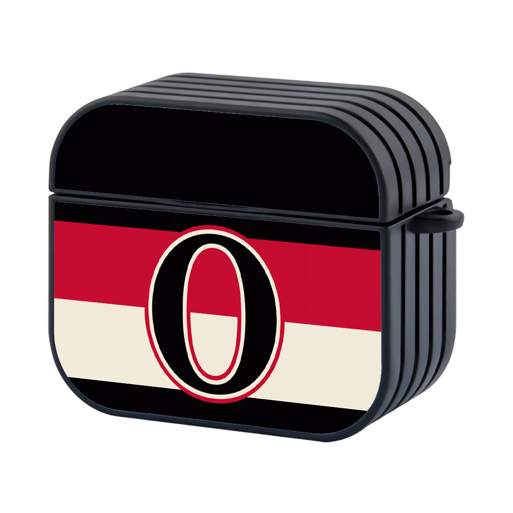 Ottawa Senators NHL Hard Plastic Case Cover For Apple Airpods 3 - Ezzystore
