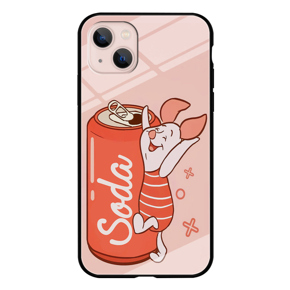 Piglet Winnie The Pooh Favorite Sodas iPhone 14 Plus Case