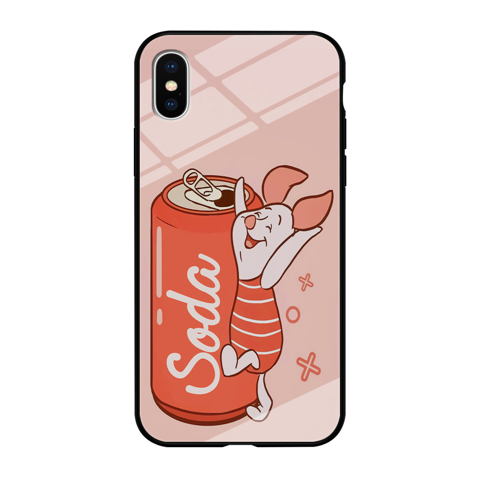 Piglet Winnie The Pooh Favorite Sodas iPhone Xs Max Case