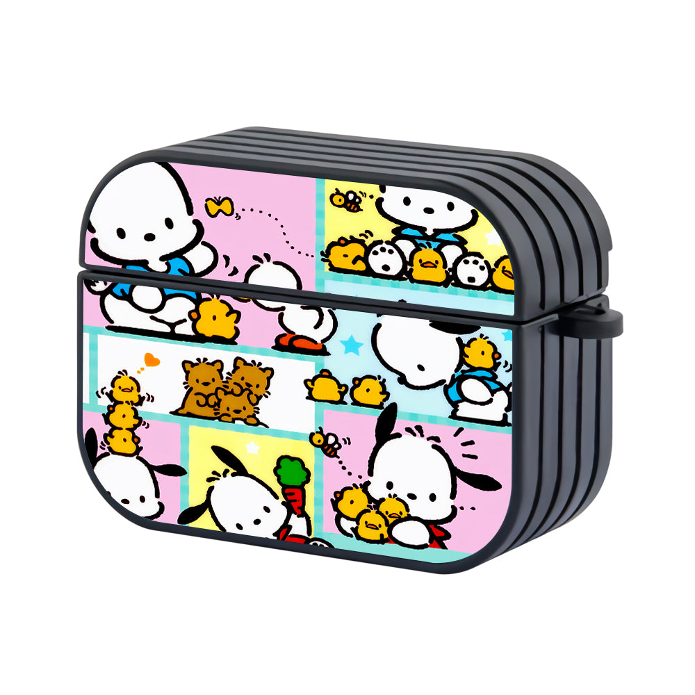 Pochacco And Friends Hard Plastic Case Cover For Apple Airpods Pro - Ezzystore