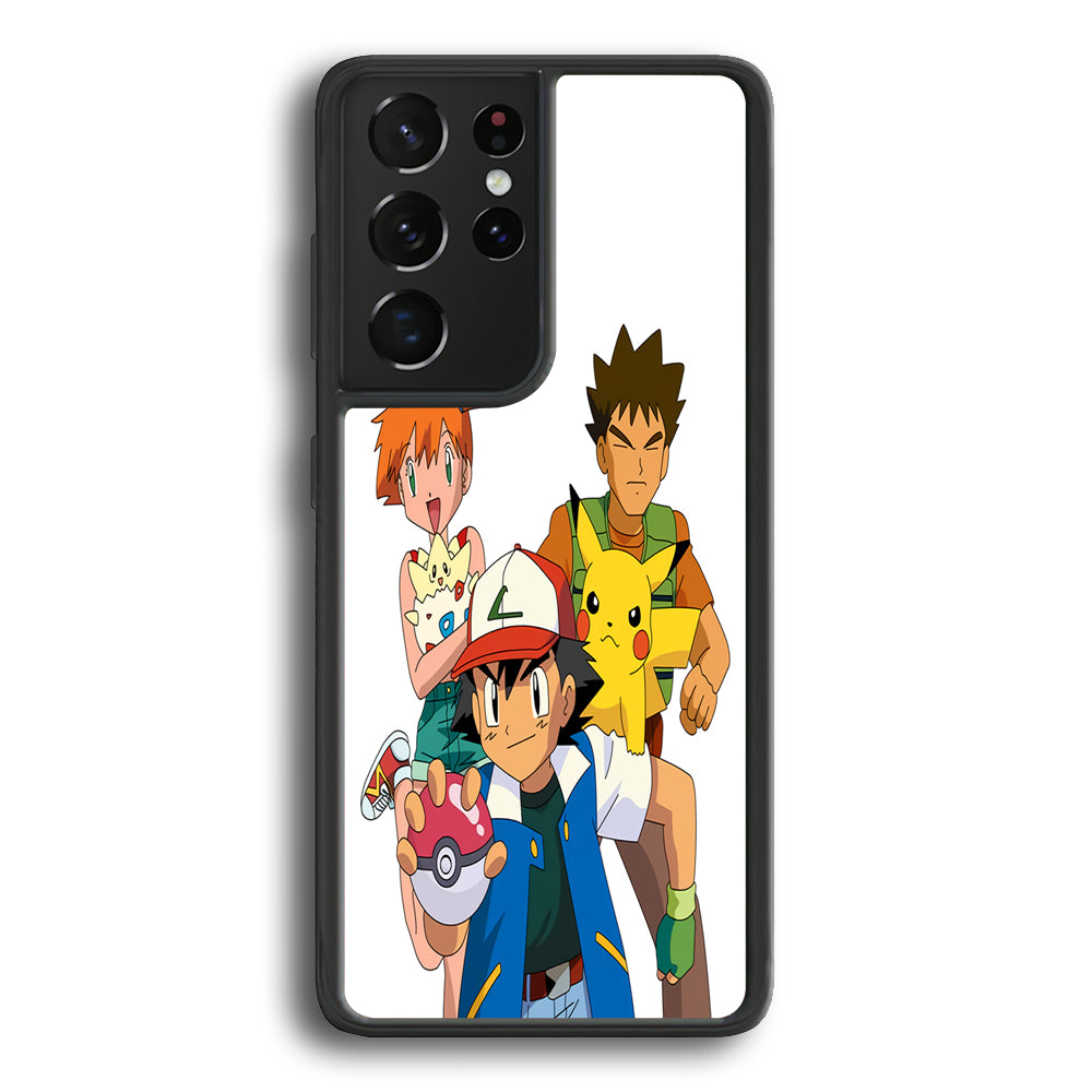 Pokemon Ash Ketchum Team Samsung Galaxy S24 Ultra Case - Ezzystore