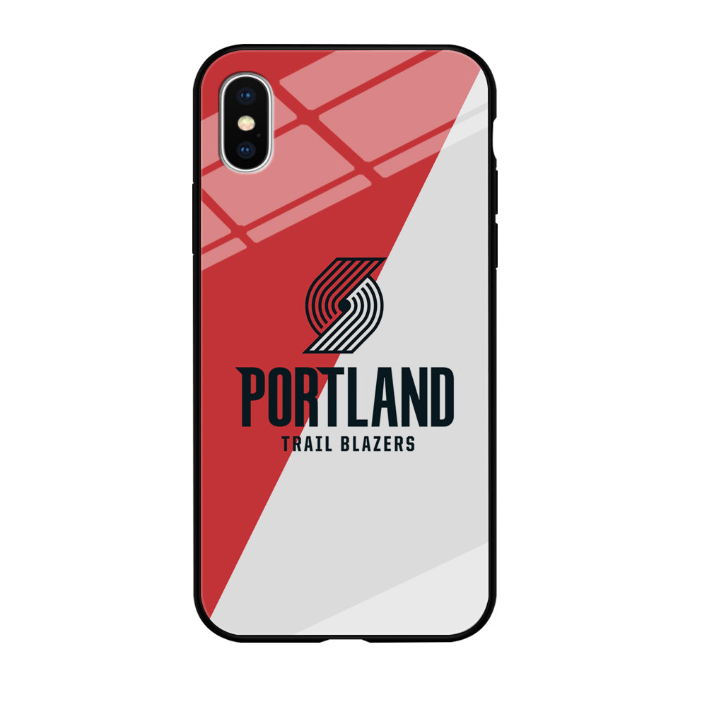 Portland Trail Blazers Team Two Colour iPhone XS Case