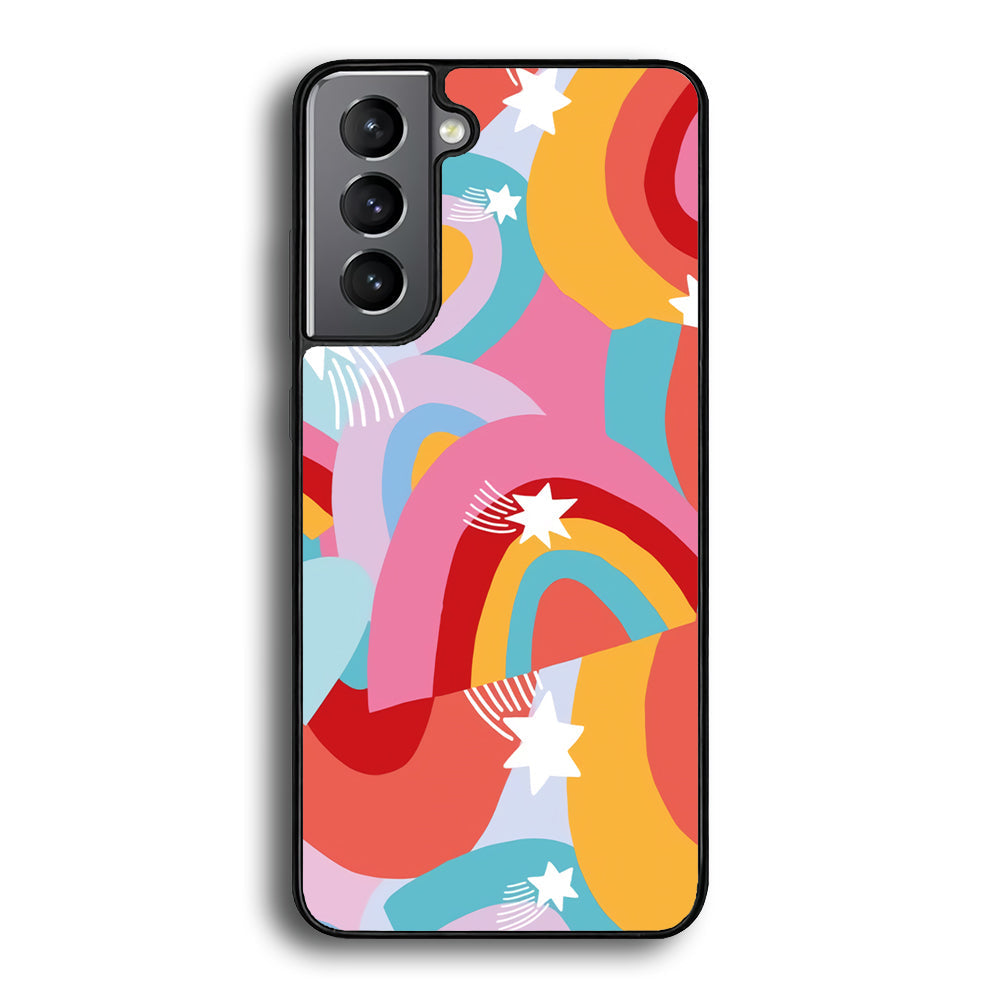 Rainbow Aesthetic Full Colour Samsung Galaxy S22 Case - Ezzystore