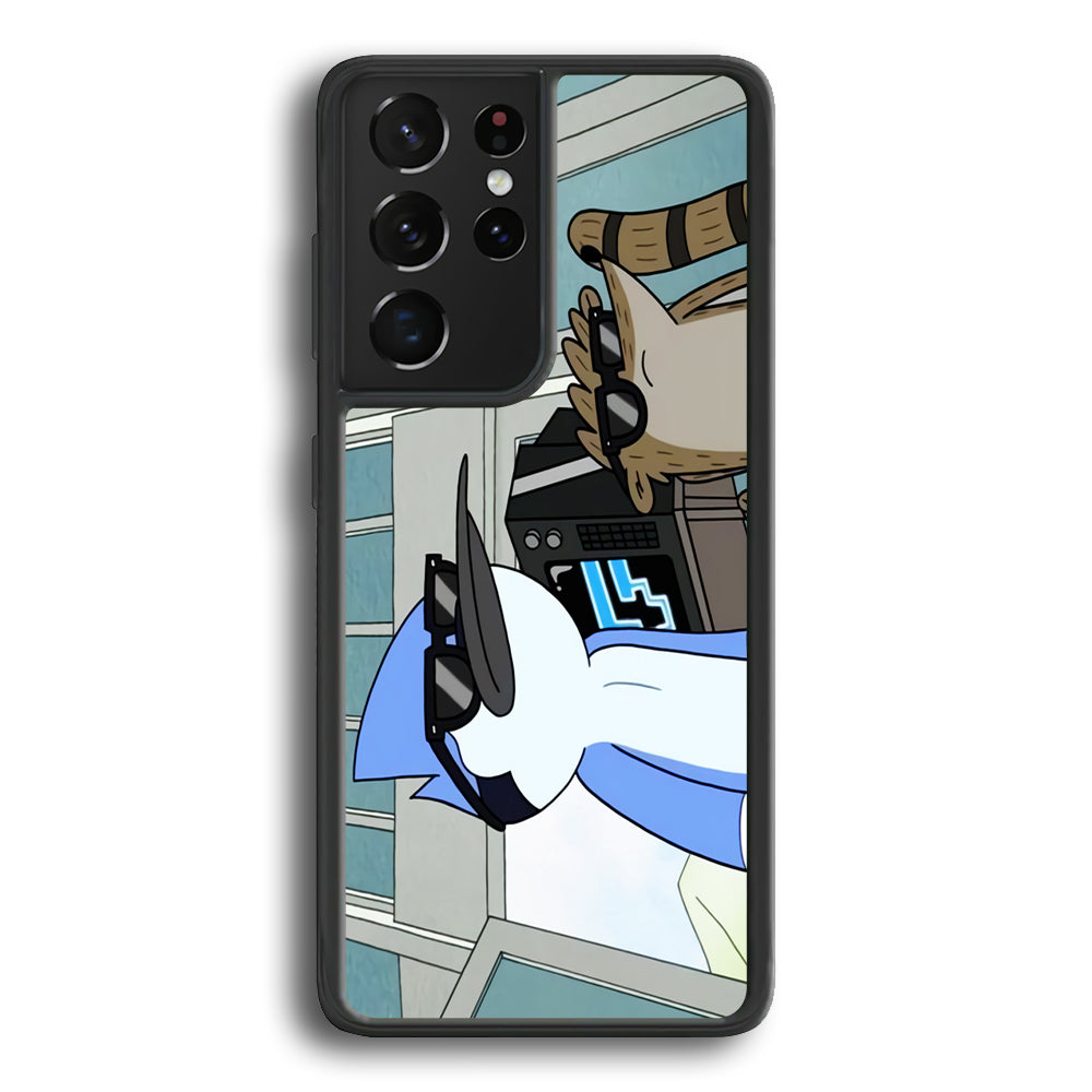 Regular Show Mordecai Abd And Rigby Samsung Galaxy S21 Ultra Case - Ezzystore
