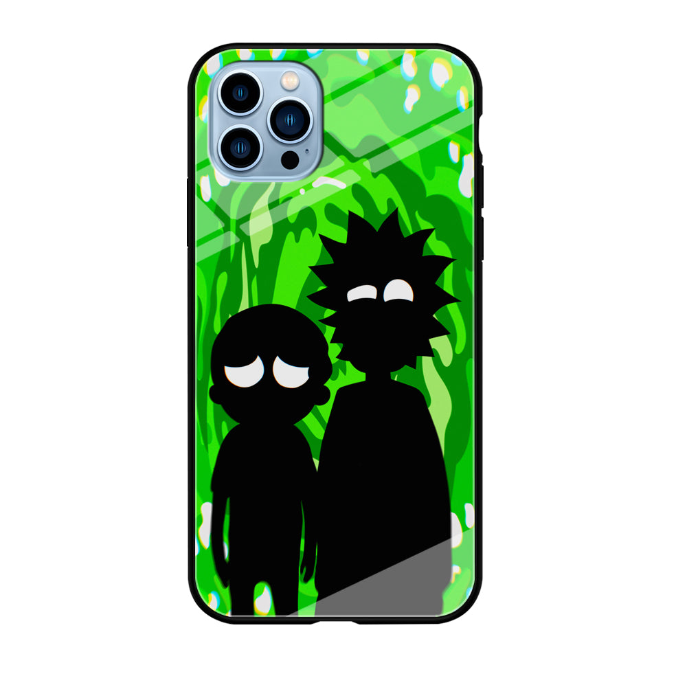 Rick And Morty Silhouette Of Slime iPhone 12 Pro Max Case