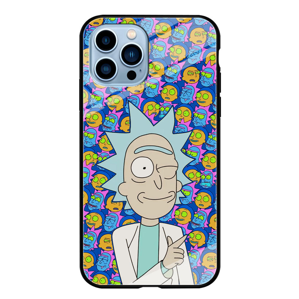 Rick Feel Happy iPhone 15 Pro Case