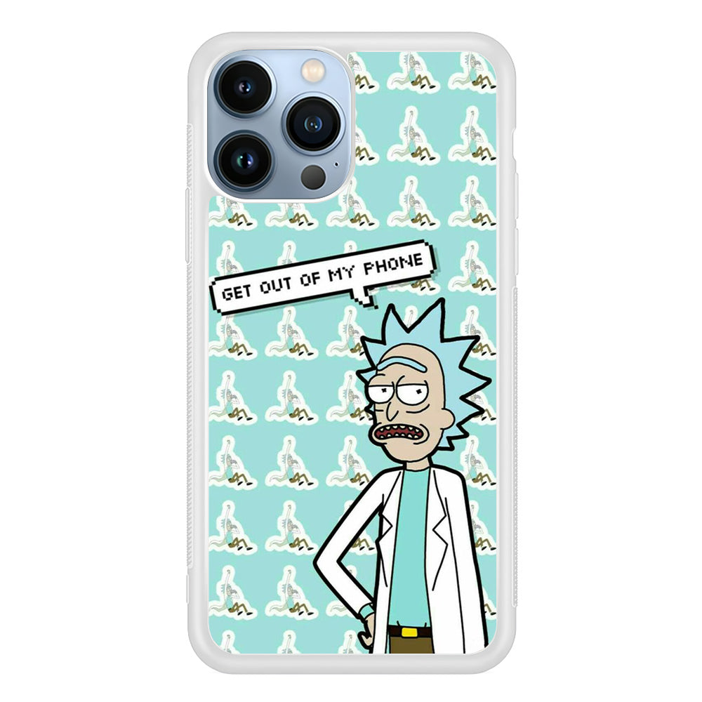Rick And Morty Meme About Phone iPhone 14 Pro Max Case