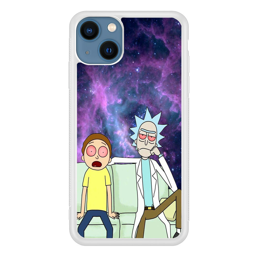 Rick and Morty Stars iPhone 15 Plus Case