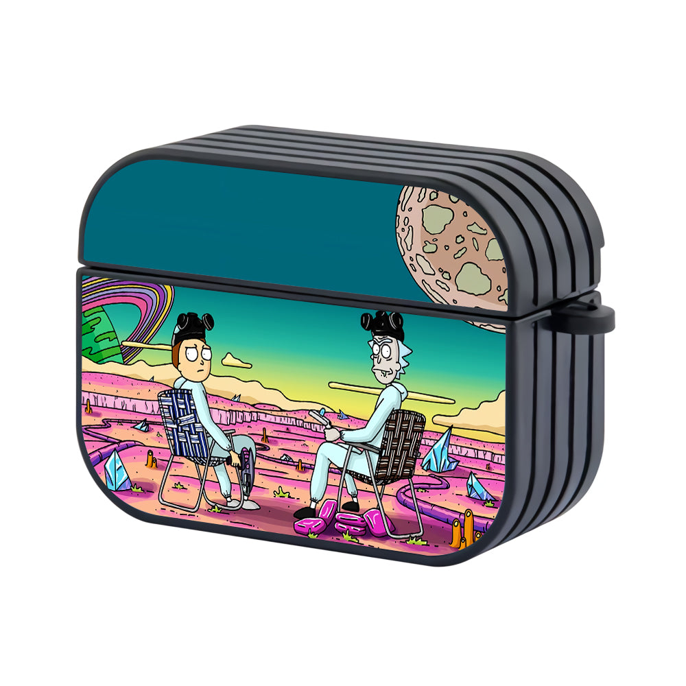 Rick and Morty Sit on Another Planet Hard Plastic Case Cover For Apple Airpods Pro - Ezzystore