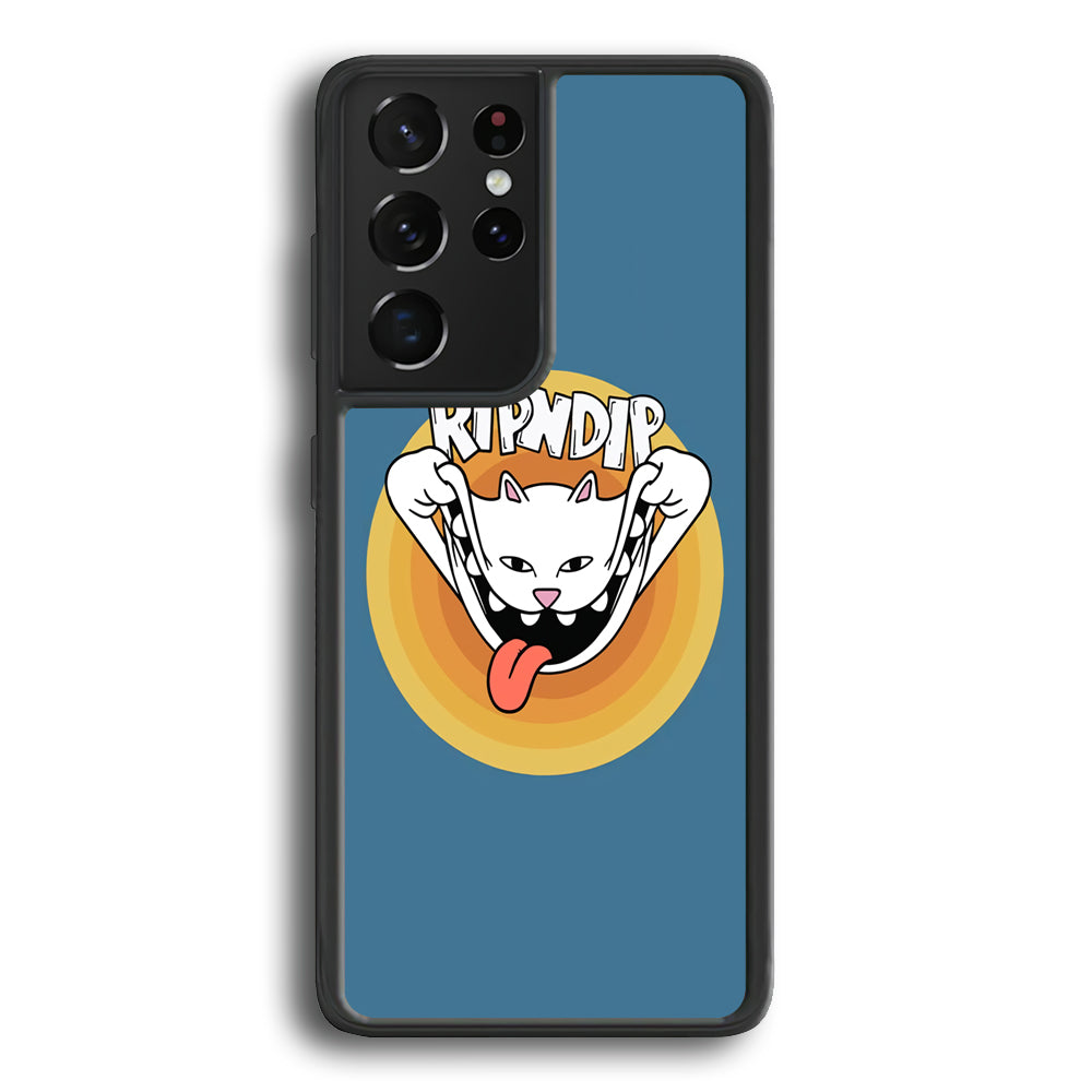 Rip N Dip Smile In Blue Samsung Galaxy S23 Ultra Case - Ezzystore