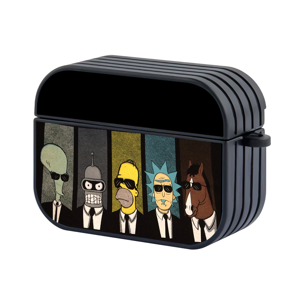 Roger Bender Homer Rick Bojack Hard Plastic Case Cover For Apple Airpods Pro - Ezzystore