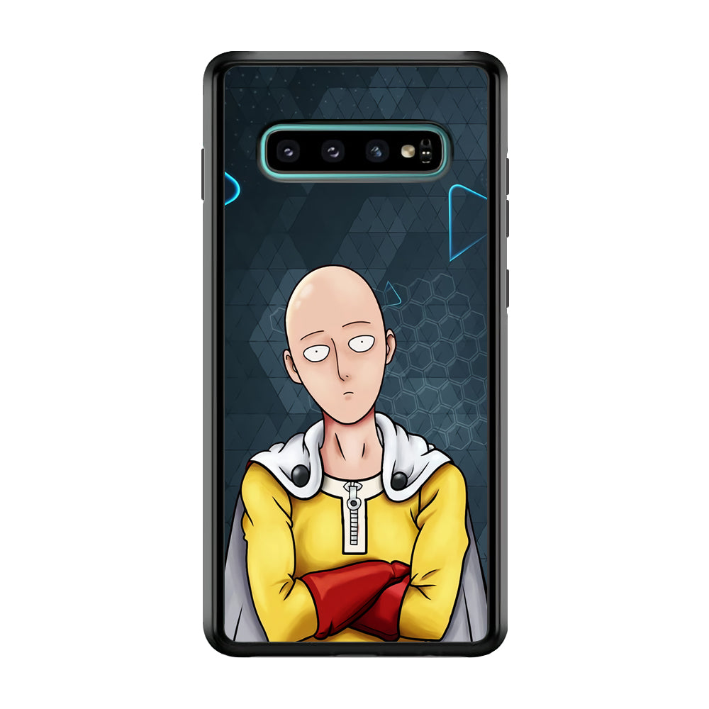 Saitama One Punch Man Angry Mode Samsung Galaxy S10 Case