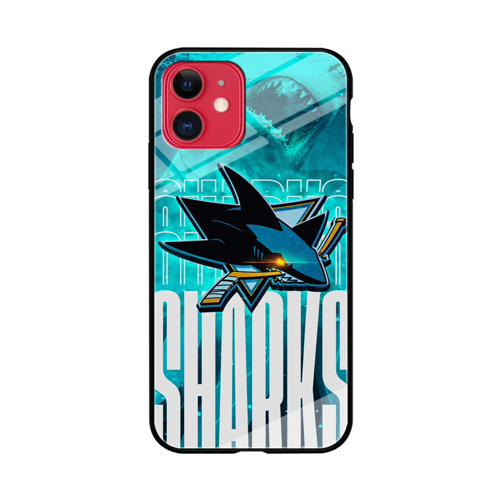 San Jose Sharks Word Of Team iPhone 11 Case