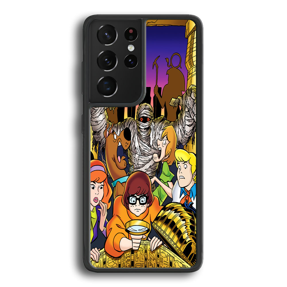 Scooby Doo Mummy Scares Poster Samsung Galaxy S23 Ultra Case - Ezzystore
