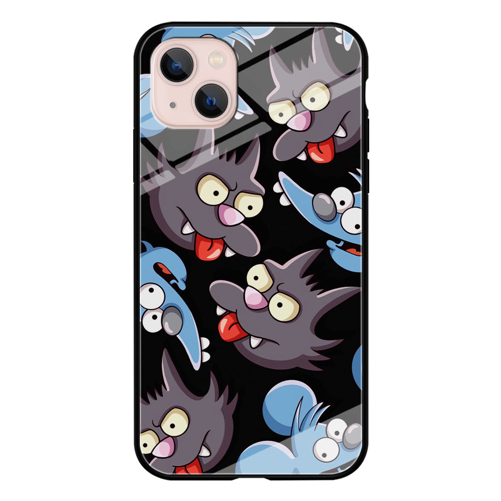Simpson Snowball Cat iPhone 14 Case