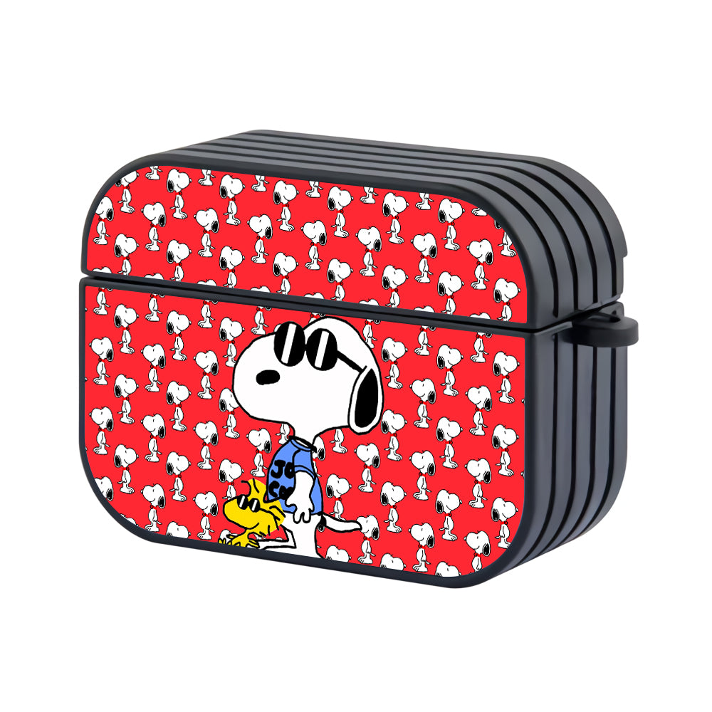 Snoopy And Woodstock Cool Hard Plastic Case Cover For Apple Airpods Pro - Ezzystore