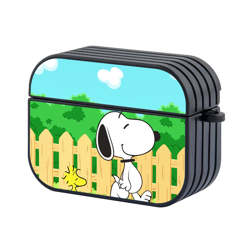 Snoopy Enjoy The Morning Hard Plastic Case Cover For Apple Airpods Pro - Ezzystore