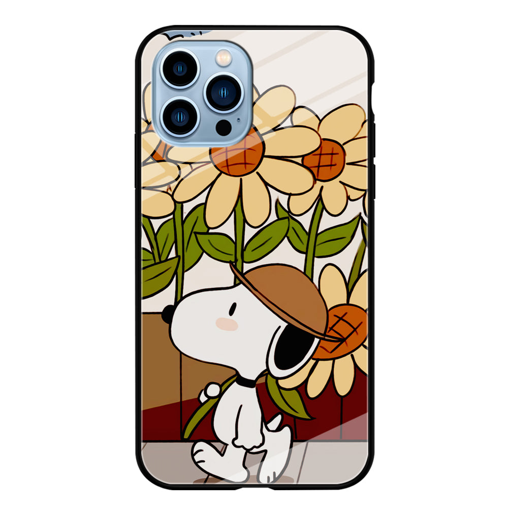 Snoopy Flower Farmer Style iPhone 14 Pro Case