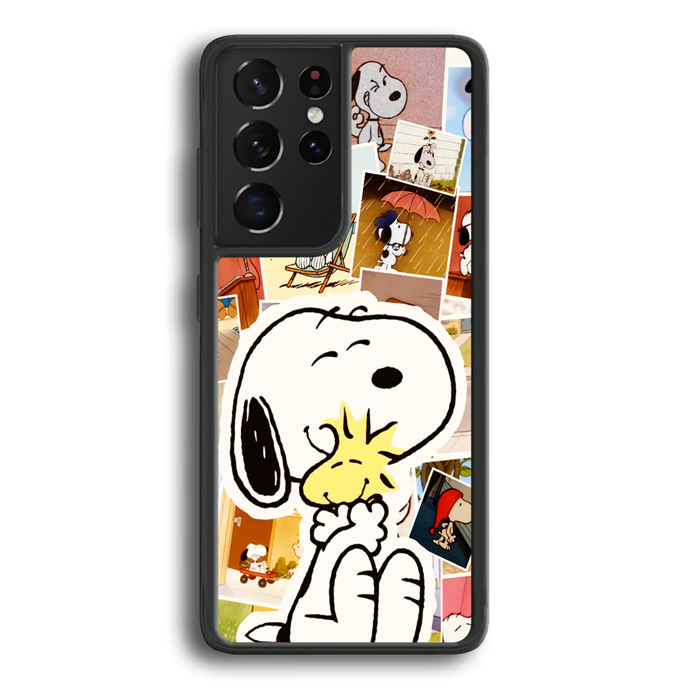 Snoopy Moment Aesthetic Samsung Galaxy S23 Ultra Case - Ezzystore