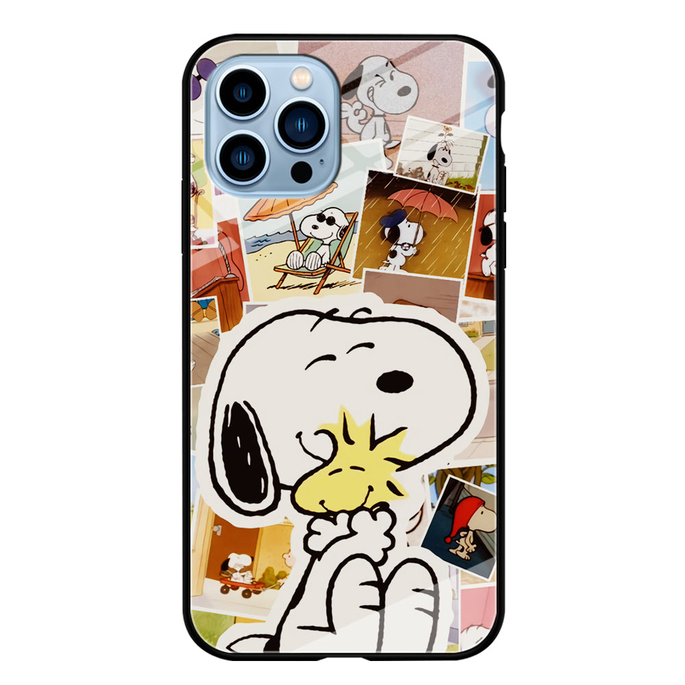 Snoopy Moment Aesthetic iPhone 15 Pro Case