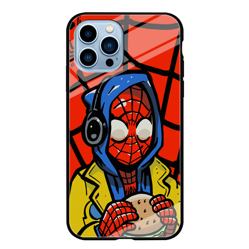 Spiderman Burger Lunch iPhone 14 Pro Max Case