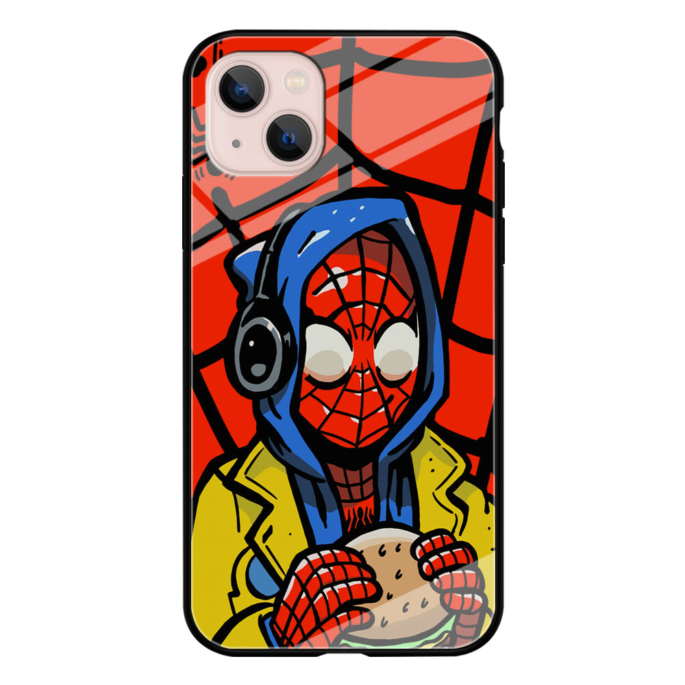 Spiderman Burger Lunch iPhone 14 Case
