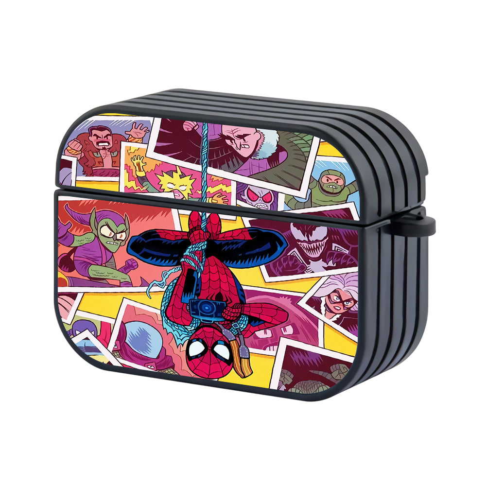 Spiderman Colage Photo Hard Plastic Case Cover For Apple Airpods Pro - Ezzystore