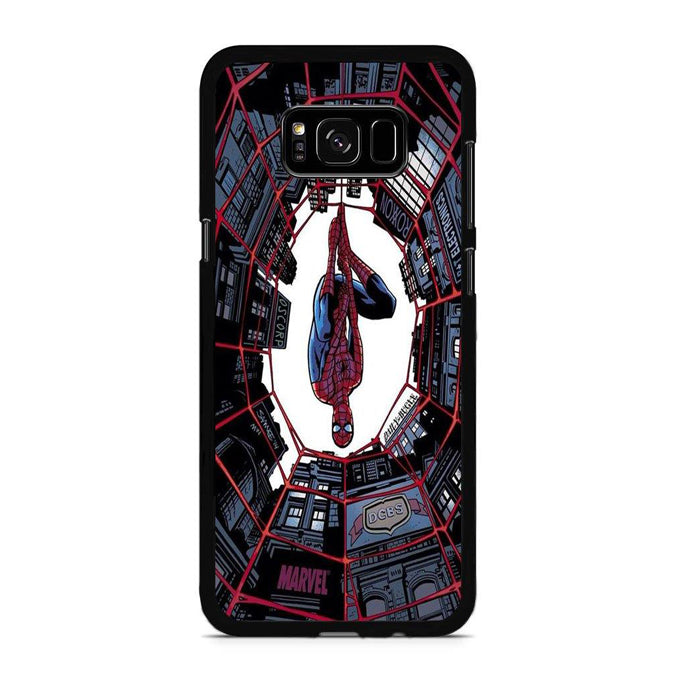 Spiderman Net Under Building Samsung Galaxy S8 Plus Case
