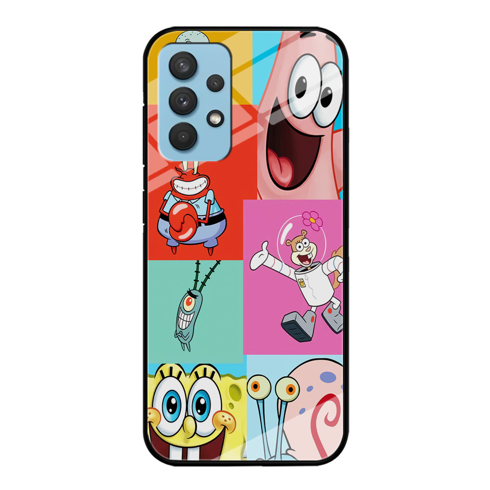 Spongebob Collage Character Samsung Galaxy A32 Case