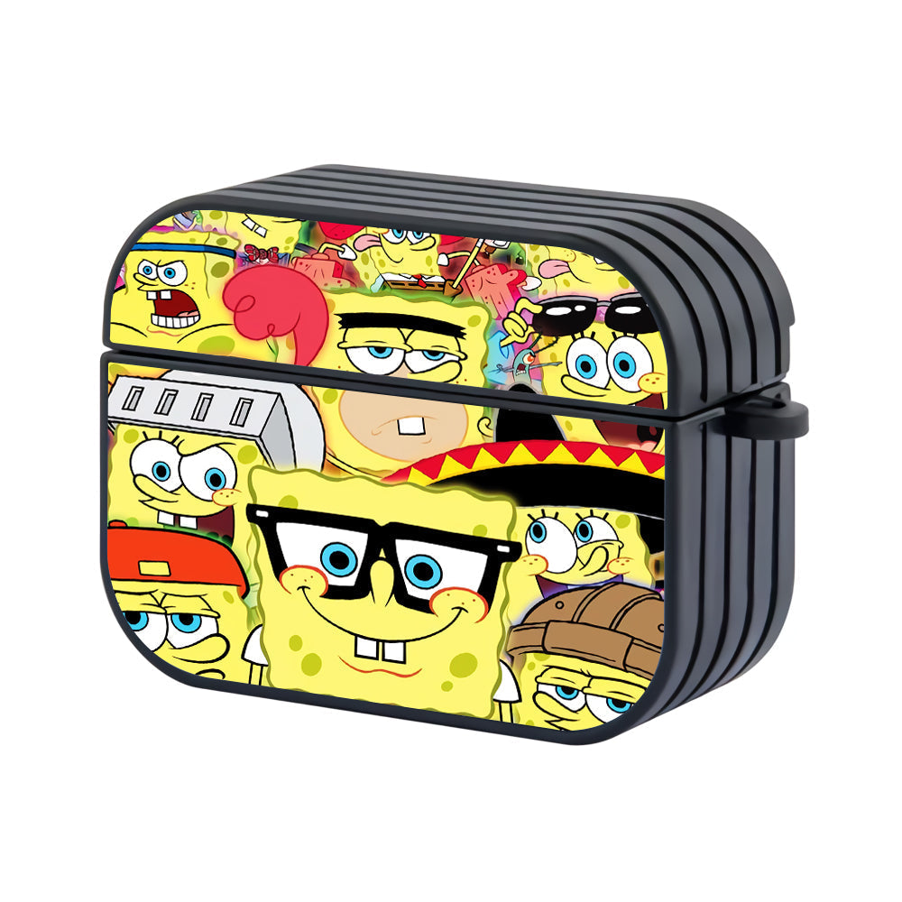 Spongebob Cosplay Hard Plastic Case Cover For Apple Airpods Pro 3 - Ezzystore