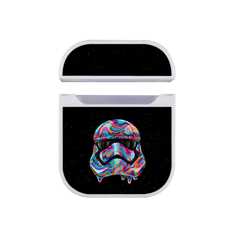Star Wars Stormtrooper Head Art Hard Plastic Case Cover For Apple Airpods