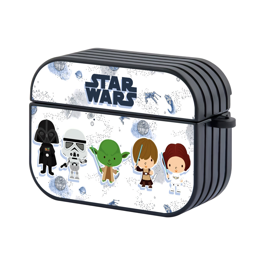 Star Wars Tiny and Cutie Hard Plastic Case Cover For Apple Airpods Pro - Ezzystore