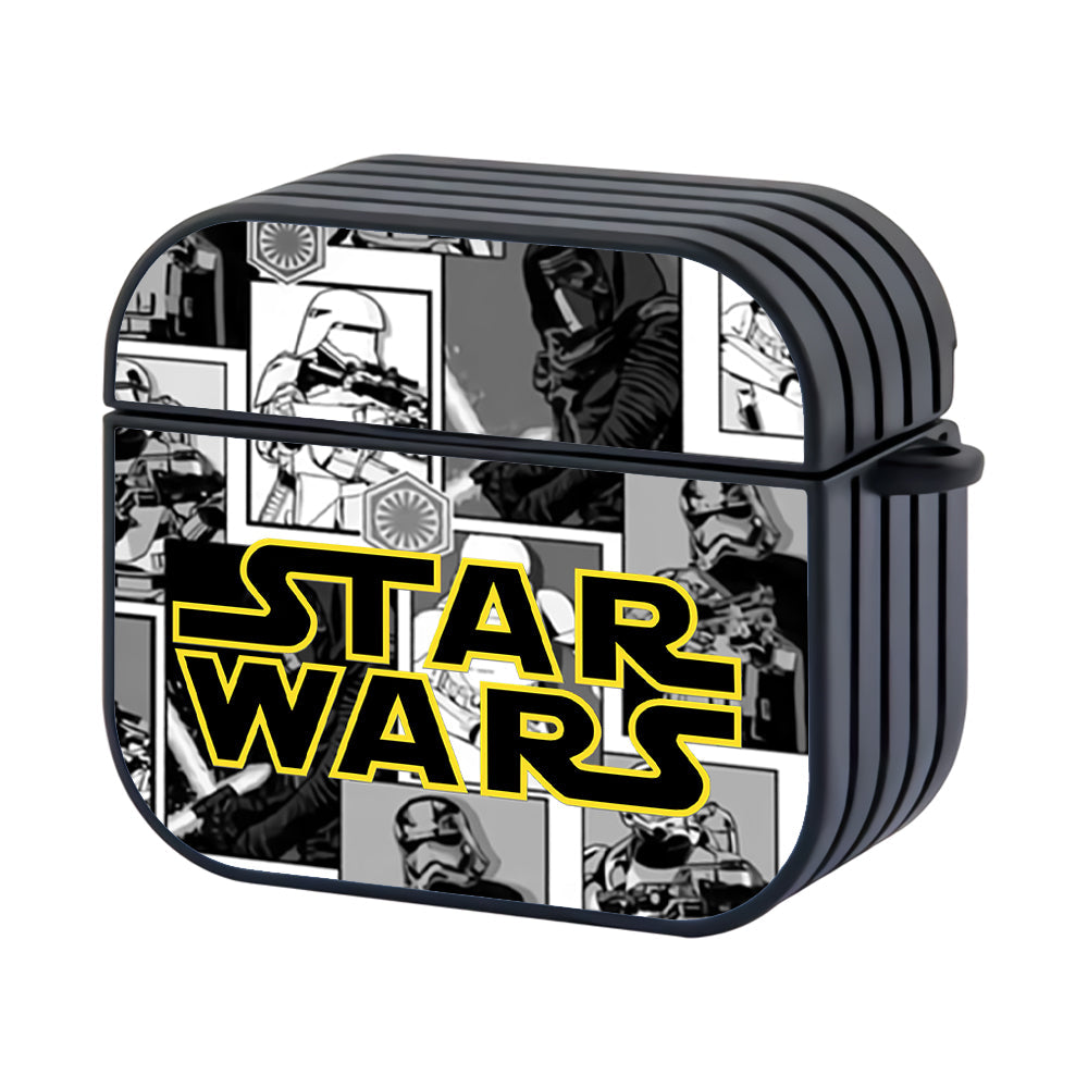 Starwars Stormtrooper Colage Hard Plastic Case Cover For Apple Airpods 4 - Ezzystore