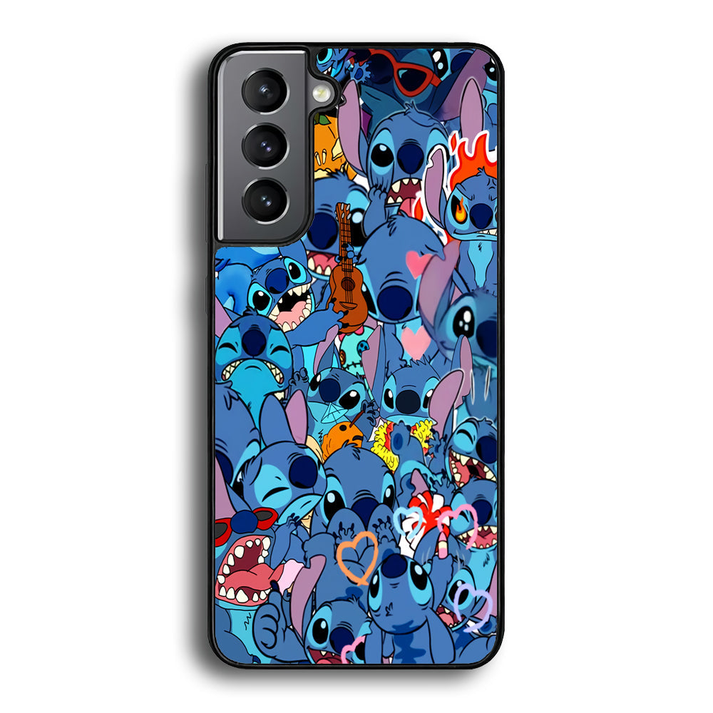 Stitch Cute Expression Samsung Galaxy S22 Case - Ezzystore