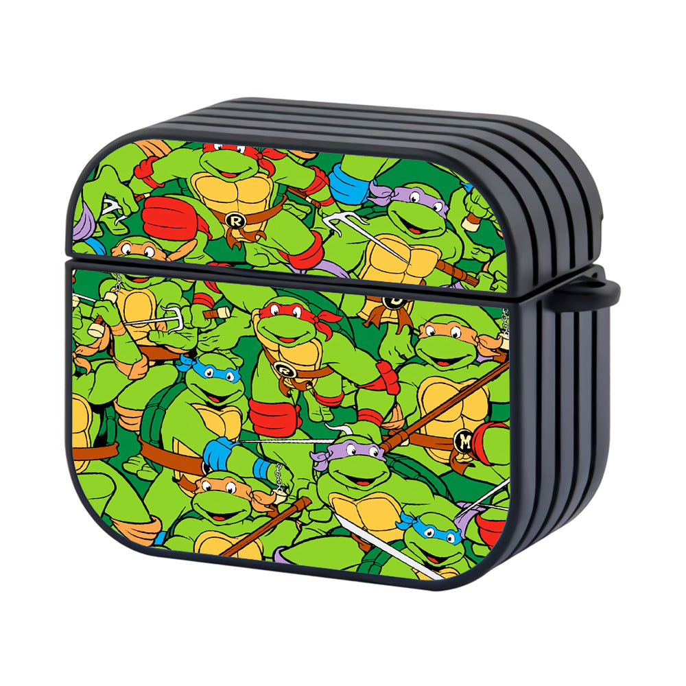 TMNT Doodle Of Hero Hard Plastic Case Cover For Apple Airpods 3 - Ezzystore