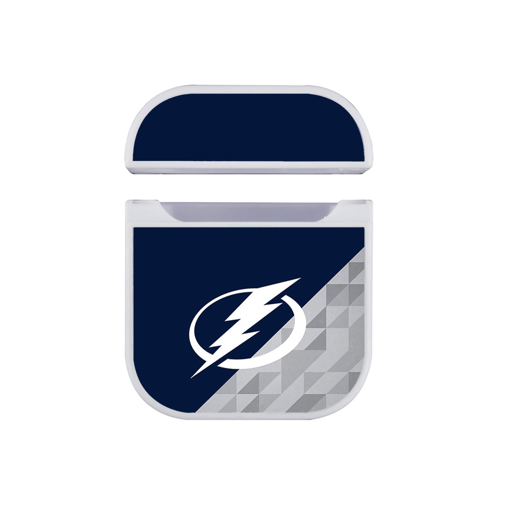 Tampa Bay Lightning Logo Hard Plastic Case Cover For Apple Airpods