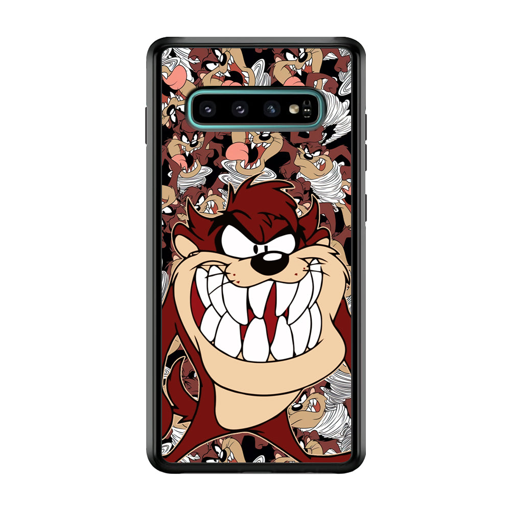 Tasmanian Devil Looney Tunes Angry Style Samsung Galaxy S10 Plus Case