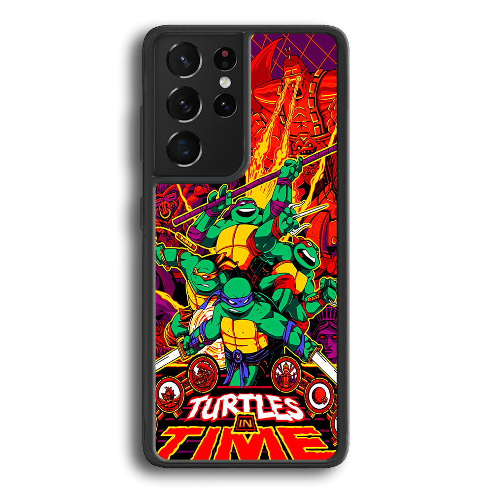 Teenage Mutant Ninja Turtles In Time Poster Samsung Galaxy S24 Ultra Case - Ezzystore