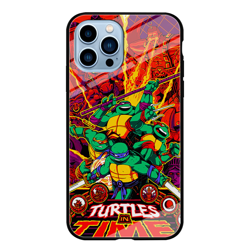 Teenage Mutant Ninja Turtles In Time Poster iPhone 14 Pro Max Case