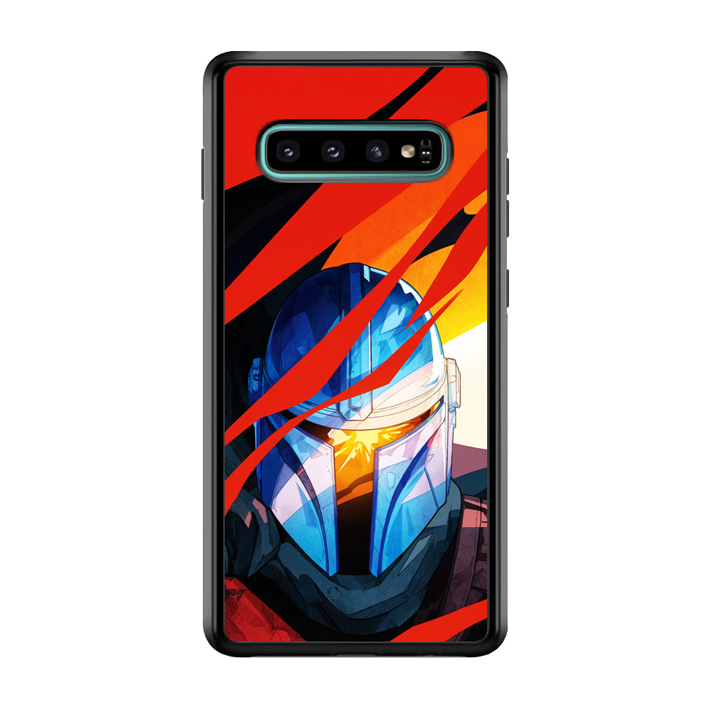 The Mandalorian Starwars Character Samsung Galaxy S10 Plus Case