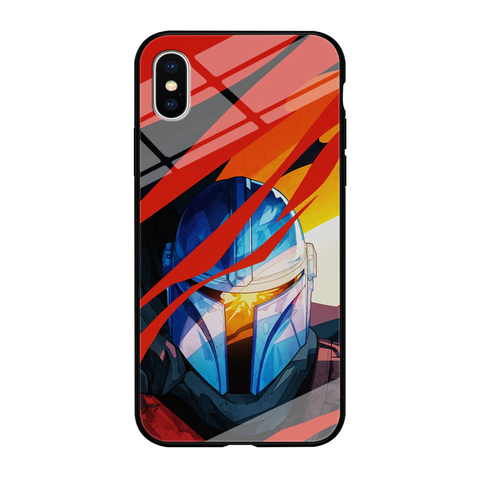 The Mandalorian Starwars Character iPhone X Case