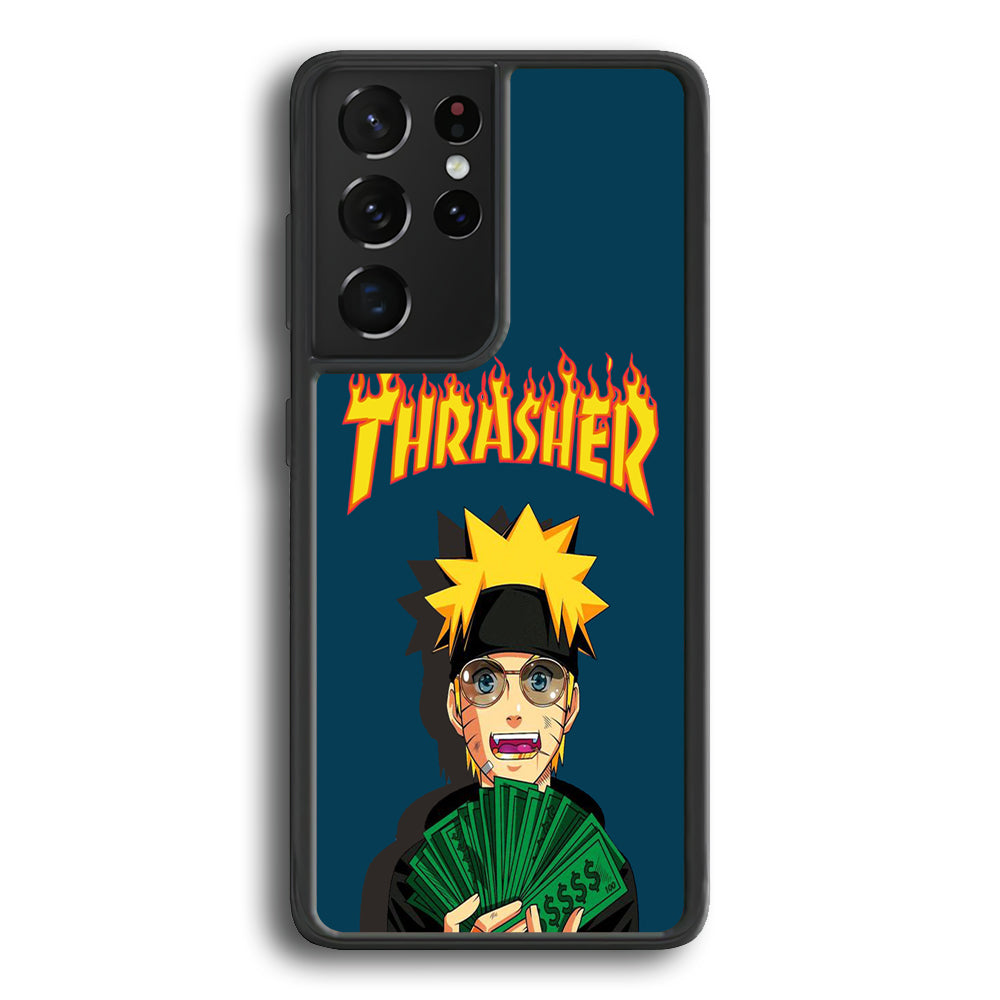 Thrasher Naruto Rich Navy Samsung Galaxy S24 Ultra Case - Ezzystore