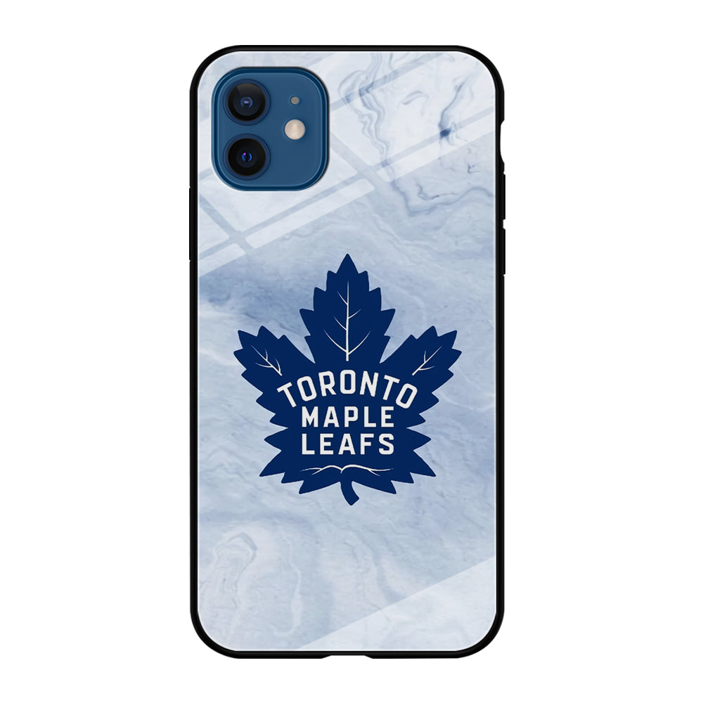 Toronto Maple Leafs Marble Logo iPhone 12 Case